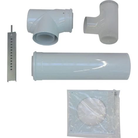Vaillant Juego de conexión básica 110/160 mm PP a Abg. 110 mm en hueco, 0020106374