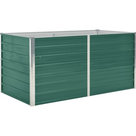 Maison Exclusive - Jardinière 160 x 80 x 77 cm Acier galvanisé Vert (1/5)