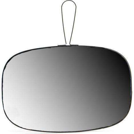 Amadeus - Miroir James noir petit modèle (1/2)