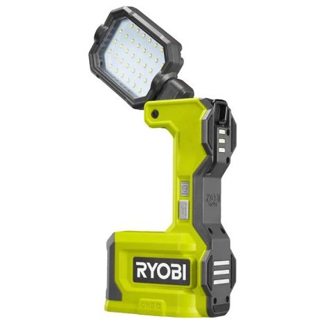 RYOBI 18V LED luce da lavoro orientabile - 1.500 lumen - Base magnetica - Non richiede batterie o caricabatterie