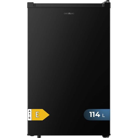 Cecotec Mini Nevera Bolero CoolMarket TT 114L Black. Capacidad 114 L, Clase Energética E, Puerta Reversible, Almacenaje Óptimo