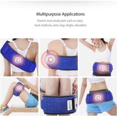 Massage Abdominale Ceinture électrostimulation Femme Vibrante Minceur Amincissante Brûler Graisses pour Epaule/Cuisse/Jambe/Hanche (1/4)