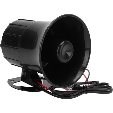 Haut-parleur mono trompette 6 tons 110 dB 12 V universel pour motos, voitures et excavatrices (1/5)