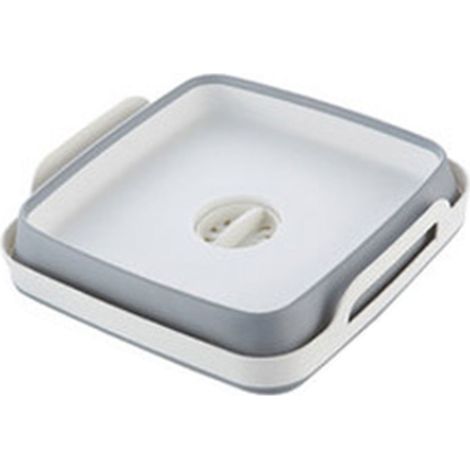Panier égouttoir pliable bac à lavage légumes fruits pour évier cuisine en plastique 1 pièce (1/4)