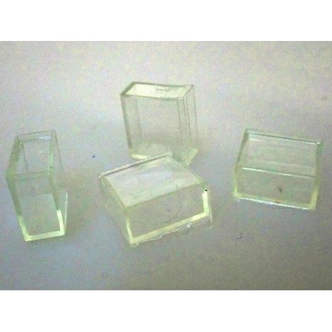4 PZ Gommini Connettore PVC Per Chiusura Bobina Led 3528 Impermeabile Passo 8mm