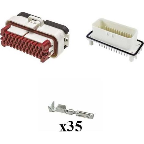 Kit Connettore Ampseal Maschio Femmina 35 Vie bianco da circuito stampato