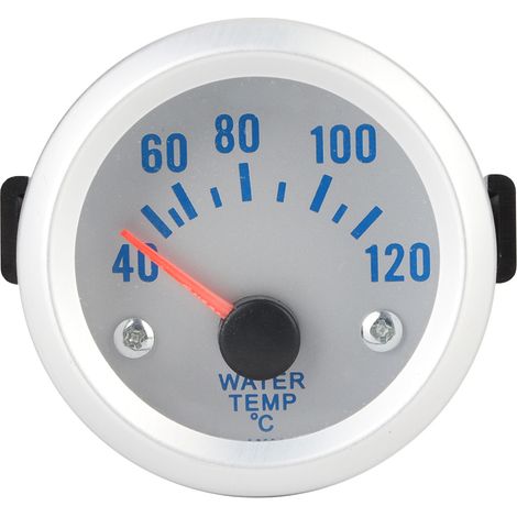 Jauge de température d'eau numérique universelle pour moteur de voiture, 52 mm (2 pouces), LED bleue, plage de 40 à 120 °C (1/5)