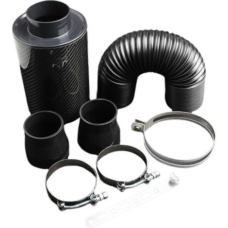Kit de boîte à air d'admission d'air pour voiture, kit de filtre à air, kit d'admission d'air modifié (comme illustré) (1/5)