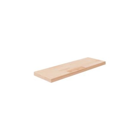 Panneau d'étagère 60x20x2,5 Bois de chêne massif non traité (1/4)