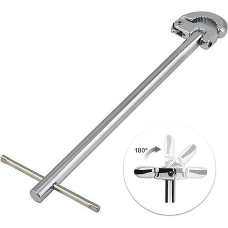 Clé à Tuyau Pivotante 180° pour Robinet de Cuisine et Lavabo de Salle de Bain (1/5)