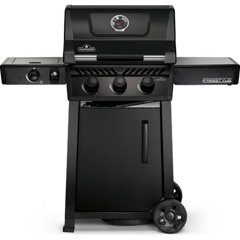 Barbecue à gaz Freestyle 365 + Réchaud latéral - Noir