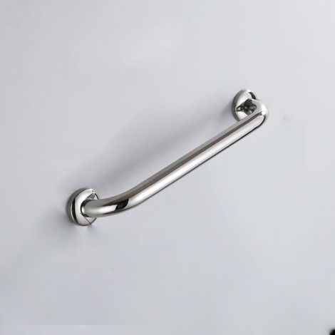 Main courante de sécurité en acier inoxydable haute résistance antirouille pour salle de bain et toilettes, adaptée aux personnes âgées et handicapées, 30 cm