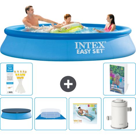 Intex Piscine Easy Set Ronde - 305x61 cm - 7-pièces S148 (1/5)
