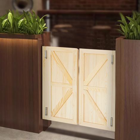 【Maison connectée】Double porte battante Portes battantes de café, porte battante for cuisine intérieure, salon, porte demi-taille Cowboy, porte de séparation de buanderie Porte demi - taille ( Size : (1/5)