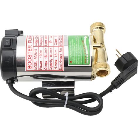 Pompe de surpression, Détection intelligente du flux d'eau, Haute efficacité, 220V (1/2)