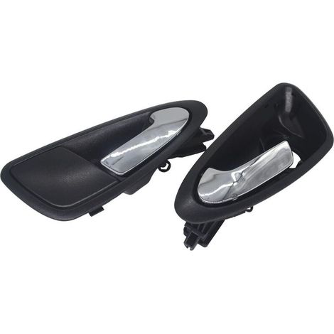 Lot de 2 Poignée de Porte intérieures gauche et droite avant 6J1837113A pour Seat Ibiza 6J1 837114 A (1/5)
