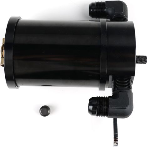 Hot-selling car modification parts: oil breather can with air filter, flat head, waste oil recycling can (1/4)