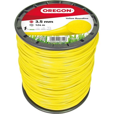 Hilo para desbrozadora Redondo Nylon Amarillo ø 3.5mm/124m Oregon 69-377-Y