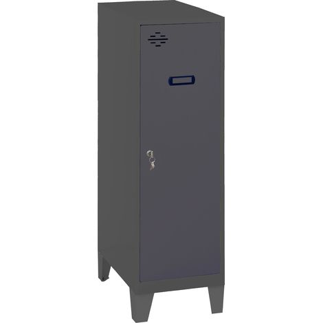 SimonRack Casier Vestiaire Metallique Petit, 1015x300x500 mm, Armoire Metallique Petit, Comprend la Clé, Anthracite - Simonlocker (1/5)