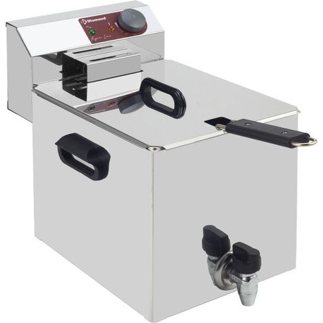 Friteuse de table élec 8 litres +robinet - Diamond (1/3)