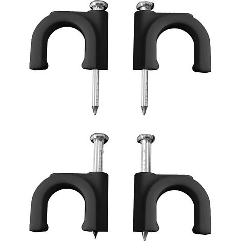 GRAPA NEGRA CABLE MANGUERA TUBULAR 2x1,5mm N°7 (CAJA 100 unid.) (1/2)