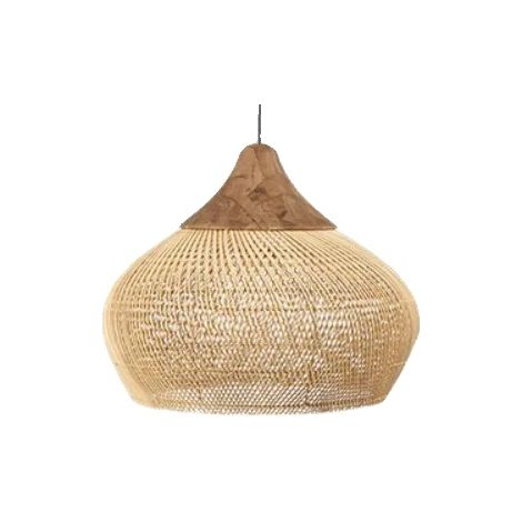 Suspension, Design Vintage, Matériau Écologique, 60 X 45CM, Pas d'ampoule (1/2)