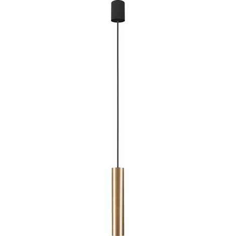 Suspension Nowodvorski Baton laiton E27 Ø5,5cm noir LED (1/2)