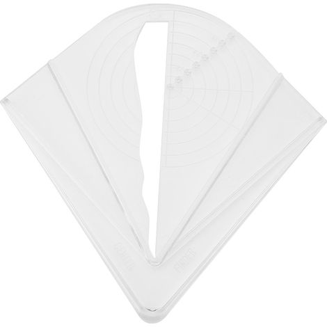 Plastic Center Finder for Square Round Octagon and Sexangle Woodwork Tool