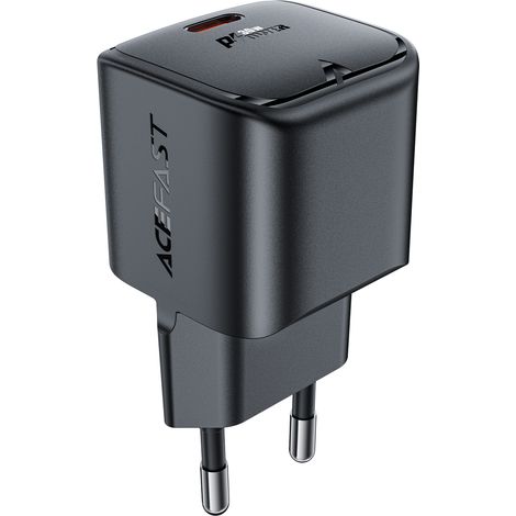 Mini GaN PD 30W USB-C Wandladegerät Schwarz (1/5)
