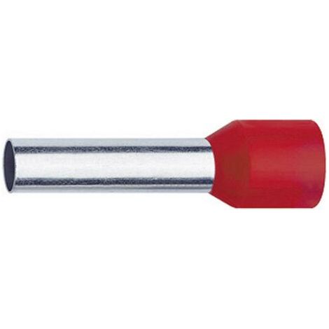 Embout simple d'extrémité de câble Klauke 47110 1 mm² x 10 mm partiellement isolé rouge 1000 pc(s) (1/2)