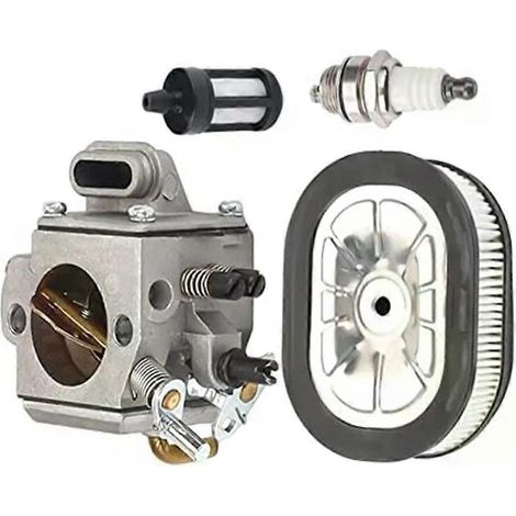 Carburateur pour tronçonneuse Stihl MS 440 460 MS440 MS460 044 046. Remplace la pièce n° 11281200625. Compatible également avec les modèles MS290, MS310 et MS390. (1/5)