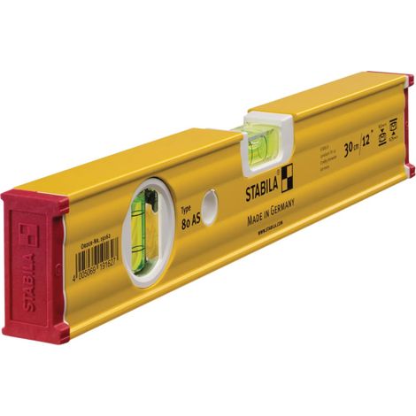 Stabila 30cm Magnetic Level Anti Slip 80 AS Box Beam Spirit Level STB80ASM-30