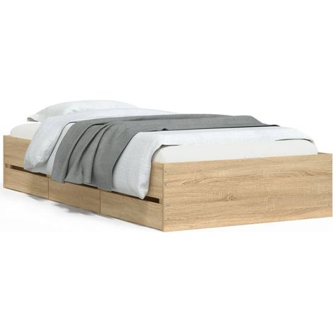 Maison Exclusive - Giroletto Cassetti Rovere Sonoma 75x190 cm Legno Multistrato