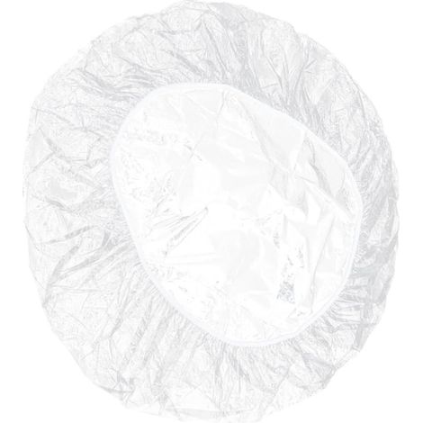 Nappe ronde en PVC transparente 180 CM avec bord élastique, protection anti-huile, adaptée aux repas en extérieur et activités de loisirs (1/5)