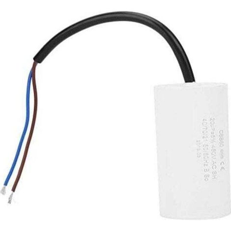 Condensateur de démarrage CBB60 450V 25uF, XU, Condensateur Moteur Microfarad avec Fil Conducteur - KZQ (1/4)