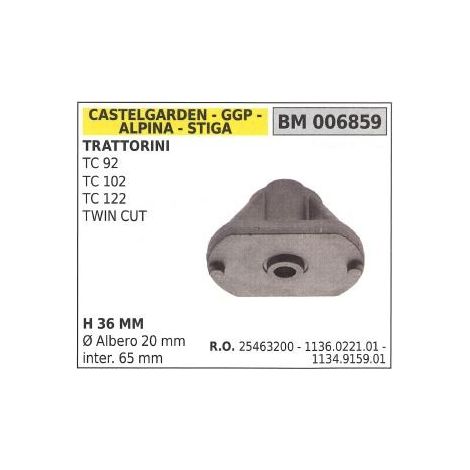 TC 92 102 122 006859 Soporte de cuchillas para tractores de césped