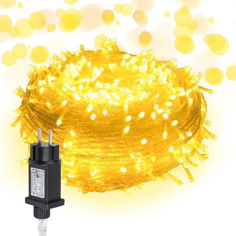 SWANEW 20M 200 Luci a stringa Catena luminosa a LED bianco caldo 8 modalità di illuminazione Party Garden Decorazione per esterni per interni Luci di Natale IP44 (1/5)