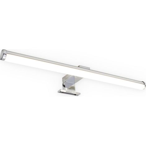 LED Spiegelleuchte Spiegellampe Chromfarbend 6 Watt IP23 4000K Briloner