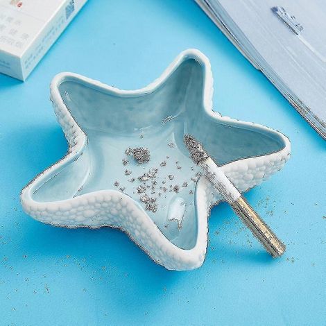Cendrier mignon en forme de coquillage, original, unique et tendance, idéal pour la maison. (1/4)