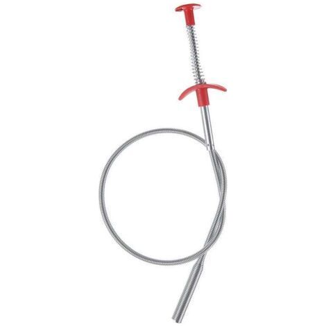 Pipe Cleaning Pliers, 60cm Ferret Pipe, Foldable Ferret Unblocker, Four-Claw Handle, Comfortable and Powerful, Widely Used for Clogging Sinks (1/5)