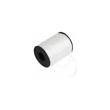150 Verges Corde d'Ombrage Tressé, Diamètre 1 mm Cordon Blanc en Polyéthylène pour Stores Vénitien Rideau Lamelle Aluminium Store Persienne Plante de Jardinage et de l'Artisanat - Crezuo (1/4)