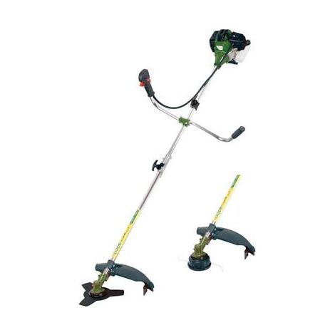 Ribiland – Débroussailleuse thermique 52 cc – Moteur 2 temps 1200W – Diamètre de coupe 255 mm – Réservoir 1,2L – Démarrage manuel par cordon (1/7)