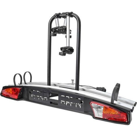 Porte-vélos extensible Menabo Merak pour 2 à 3 vélos – Charge max 22,5kg par vélo – Installation rapide sur attelage – Système de basculement en option