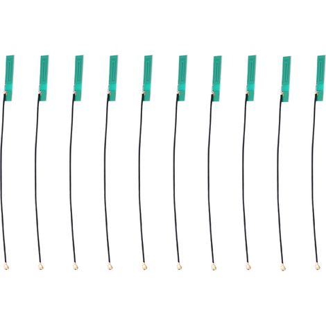 10 pcs Antenne PCB NZGSMPCB003 avec câble RG1.13, 3dBi, 2G 3G, intégrée, pour alarme sécurité et maison intelligente (1/5)