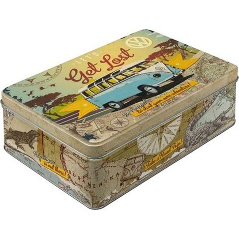 Boîte en métal - VW Volkswagen T1 Bulli - 23 x 16 x 7.5 cm - Métal - Mixte