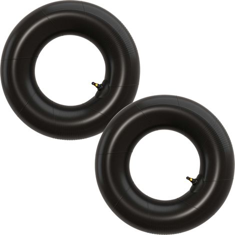 Wiltec – Lot de 2 chambres à air 13x5.00-8 pour tondeuse – Valve coudée – Capacité 300 kg – Matériaux résistants pour terrains irréguliers (1/5)