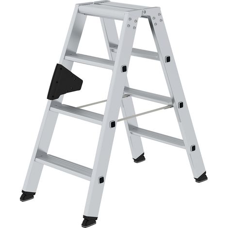 Escabeau double face alu 2x4 marches (1/5)