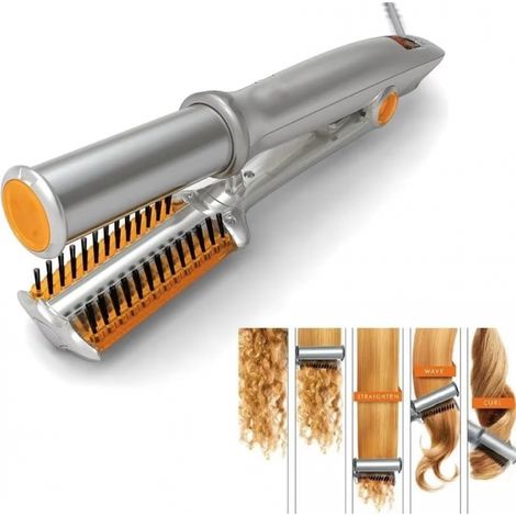 2-in-1 hair straightener, professional styling tool with comb and curling ironExceptional Quality (1/5)