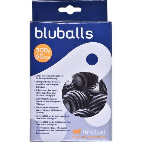 Ferplast BLUBALLS Sfere in plastica per filtraggio biologico. Variante BLUBALLS - Misure:  - (1/4)
