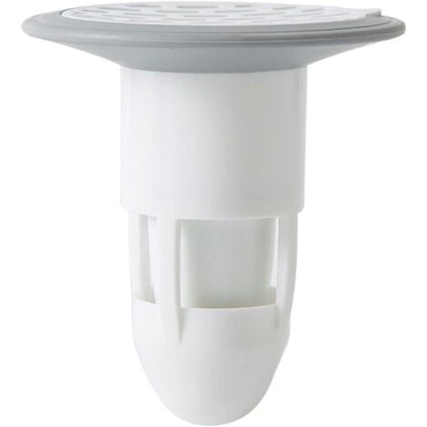Floor Drain Waste Water Filter Drain Plug Odor Proof Connectors for Bathroom Shower Floor Drain Without Filter Suitable for Bathroom Kitchen Pipe Leaks (White) (1/5)